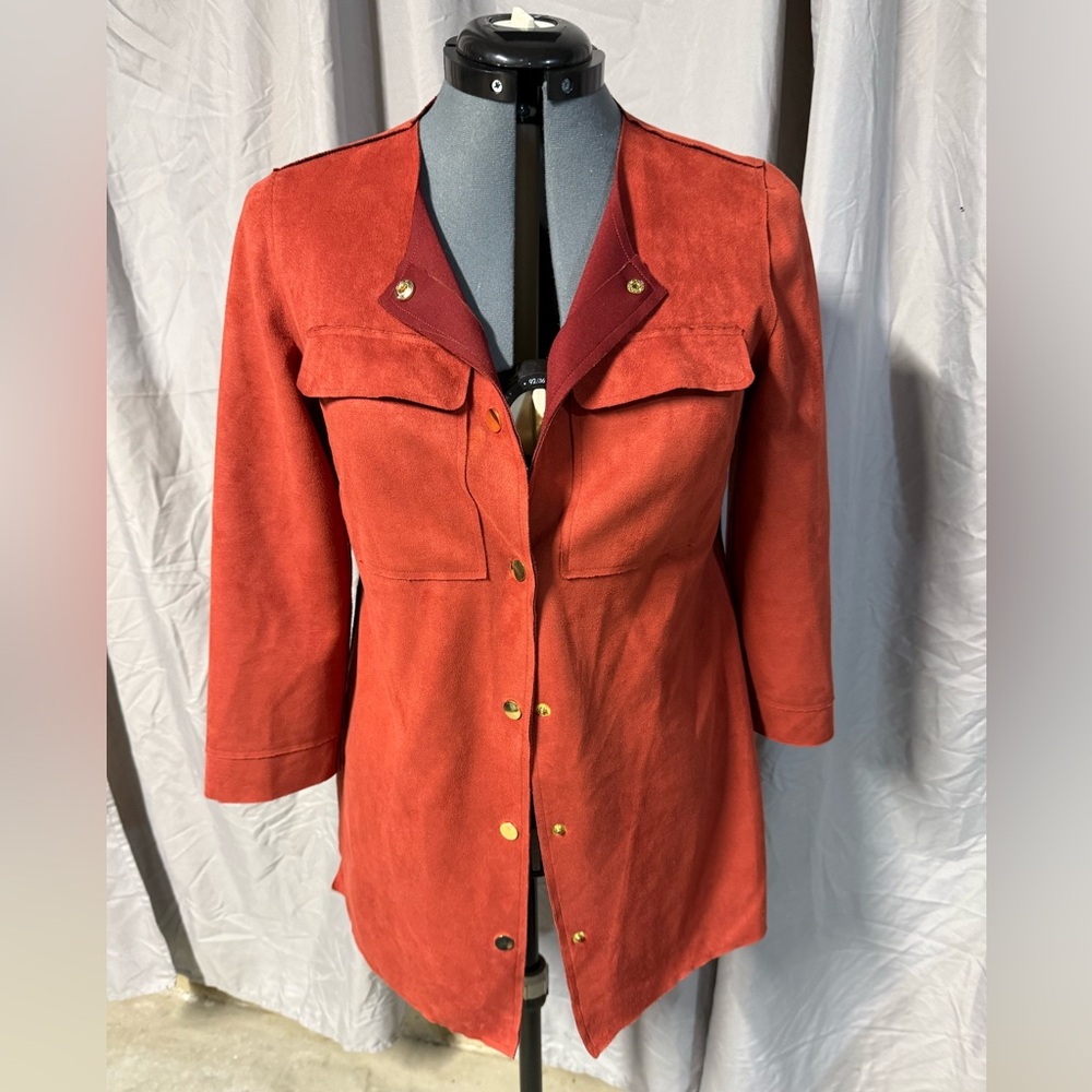 *CHICO Suede Blazer Shacket